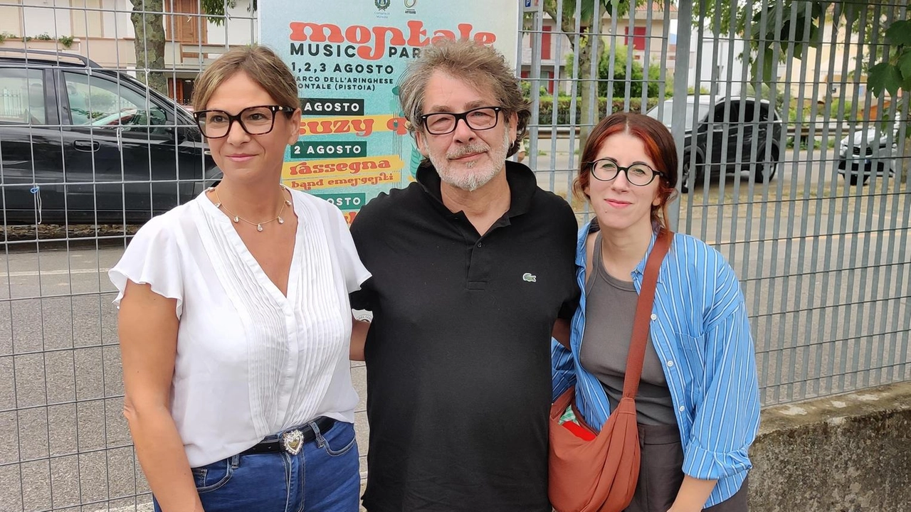 Luisa Innocenti, Luca Nesti e Nicole Nesti presentano il festival di tre giorni che si svolgerà i primi d’agosto nel parco dell’Aringhese, a Montale Luisa Innocenti, Luca Nesti e Nicole Nesti presentano il festival di tre giorni che si svolgerà i primi d’agosto nel parco dell’Aringhese, a Montale