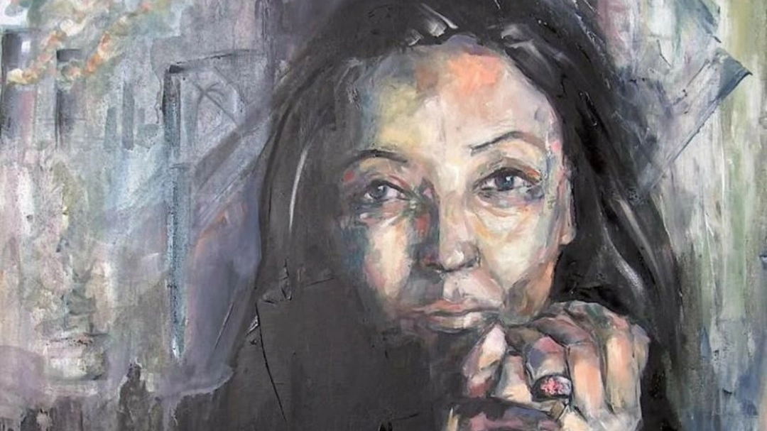 Il ritratto di Oriana Fallaci dell'artista E. Rogai Il ritratto di Oriana Fallaci dell'artista E. Rogai