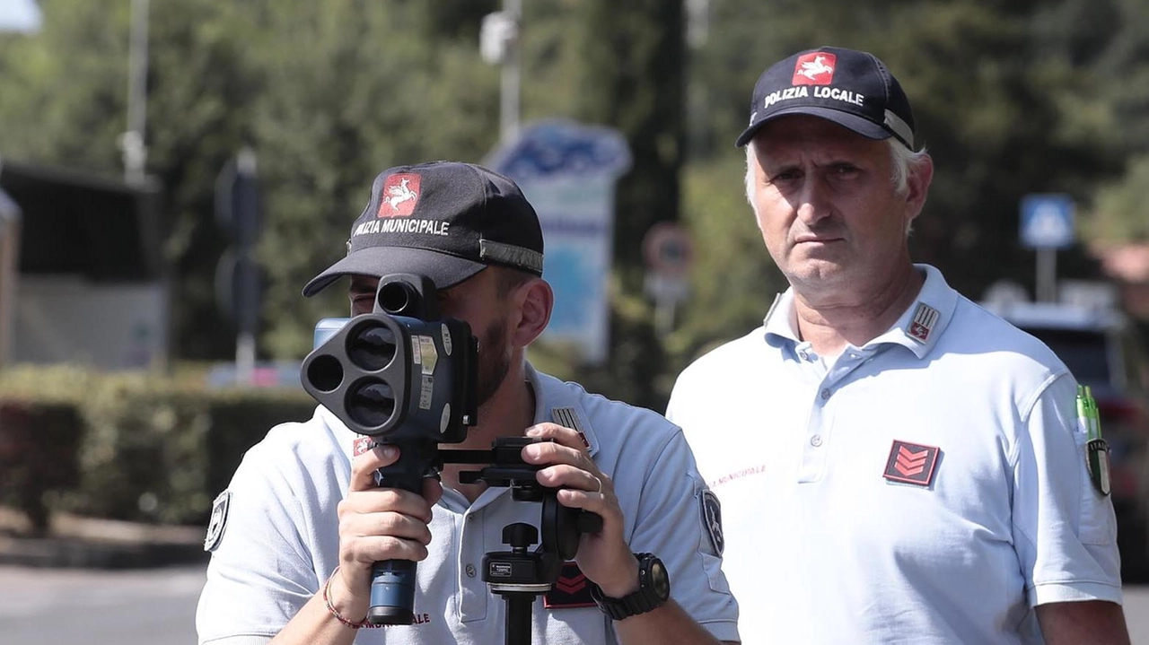 Il telelaser in azione a Siena