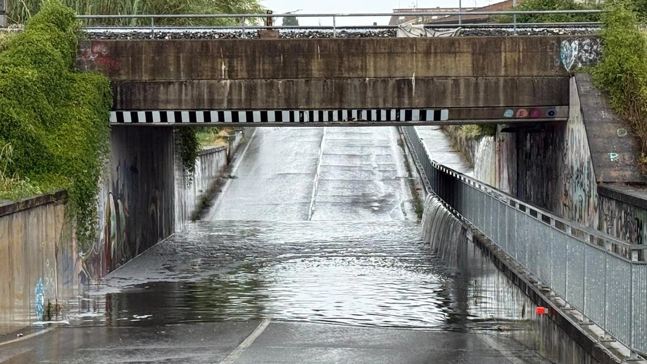 Sottopassi allagati a Certaldo