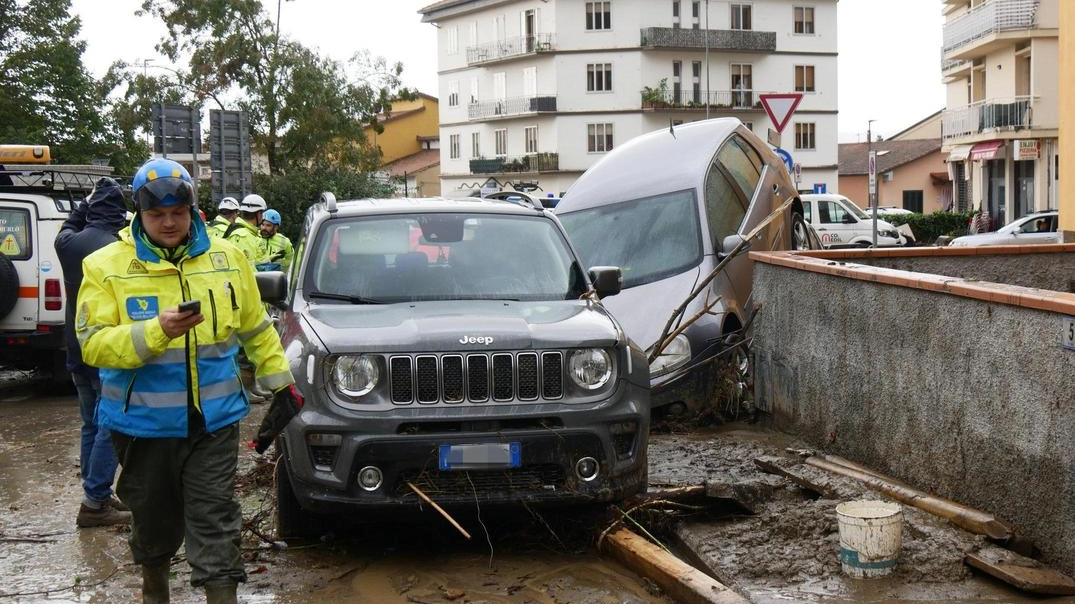 Un’immagine dell’alluvione del 2 novembre di un anno fa che ha colpito duramente il territorio di Montemurlo Foto Attalmi Un’immagine dell’alluvione del 2 novembre di un anno fa che ha colpito duramente il territorio di Montemurlo Foto Attalmi
