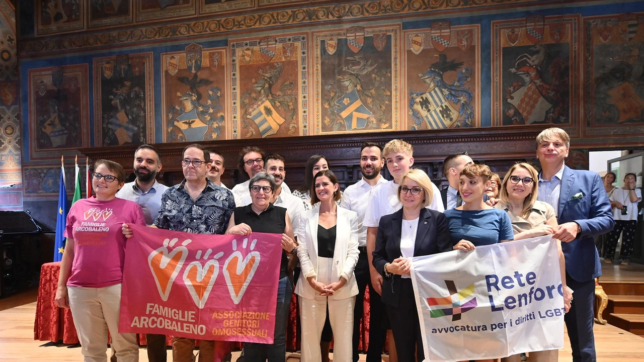 La cerimonia a Palazzo dei Priori (Foto Crocchioni) La cerimonia a Palazzo dei Priori (Foto Crocchioni)