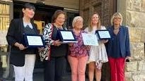 Elisabetta Tognana fondatrice delle Donne del Vino insieme a quattro socie a Firenze Palazzo Vecchio (foto dal sito Cinelli Colombini) Elisabetta Tognana fondatrice delle Donne del Vino insieme a quattro socie a Firenze Palazzo Vecchio (foto dal sito Cinelli Colombini)