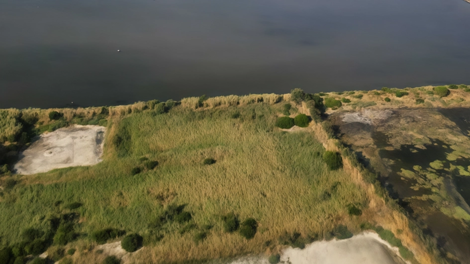 Un’ampia panoramica della laguna