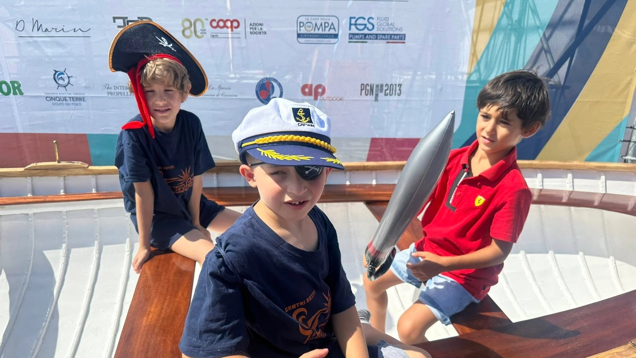 Alguns dos pequenos participantes nos workshops