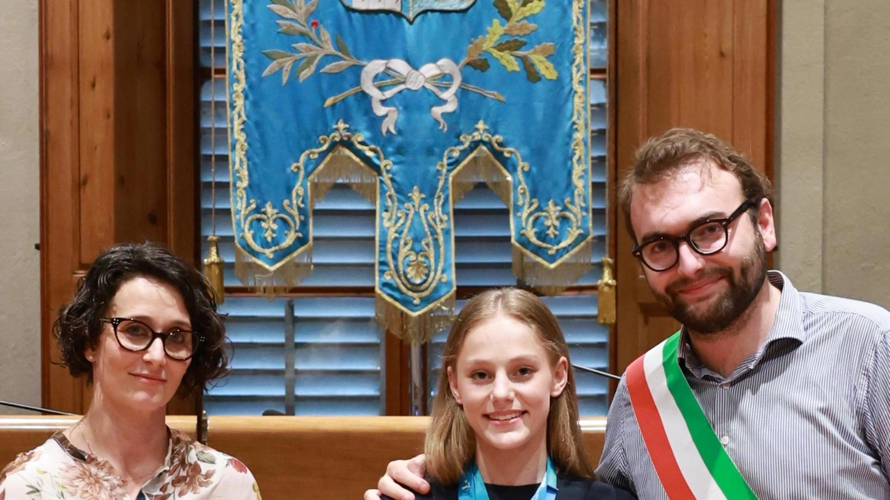 Sofia Tonelli premiata in Comune Sofia Tonelli premiata in Comune