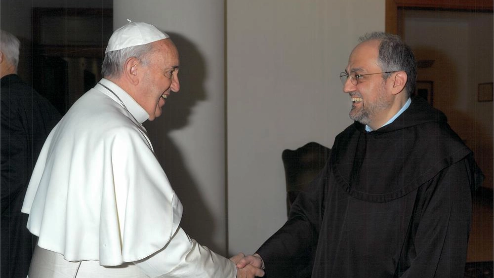 Papa Francesco e Padre Saverio Cannistrà Papa Francesco e Padre Saverio Cannistrà