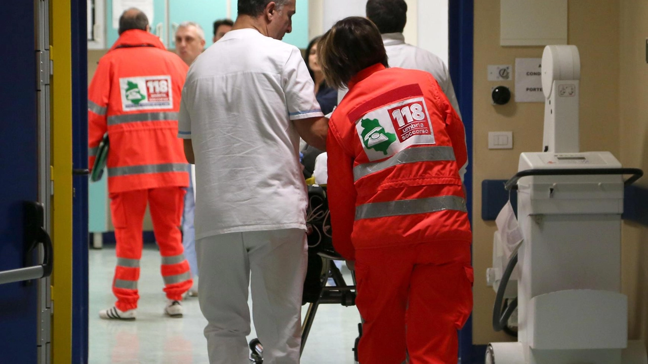 Il fatto a Castel del Piano. Il ferito medicato in ospedale
