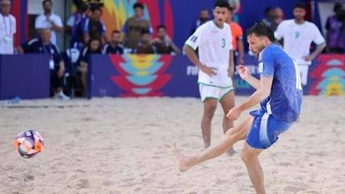 Il 33enne beacher viareggino Alessandro Remedi. , pilastro offensivo sia del Viareggio Beach Soccer sia della Nazionale azzurra Il 33enne beacher viareggino Alessandro Remedi. , pilastro offensivo sia del Viareggio Beach Soccer sia della Nazionale azzurra