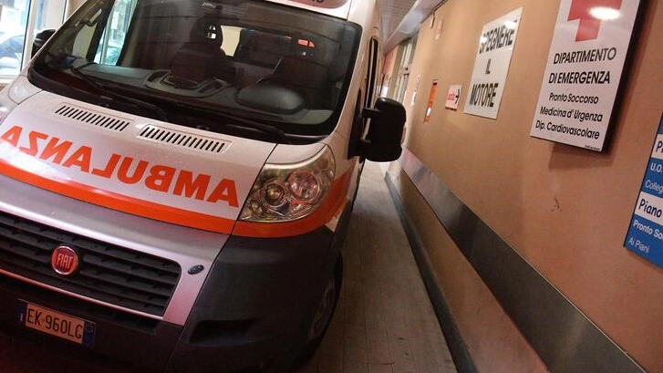 Un'ambulanza in una foto di repertorio