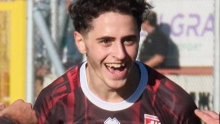 Christian Iaiunese festeggia il gol