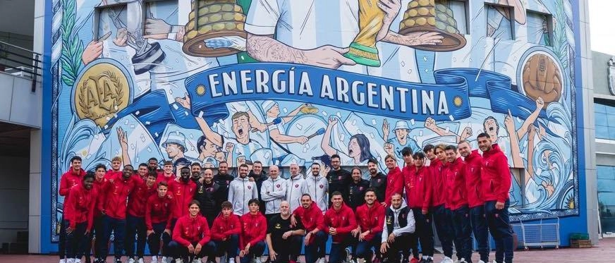 Preparazione in Argentina. Biancorossi, venerdì il primo test in ritiro