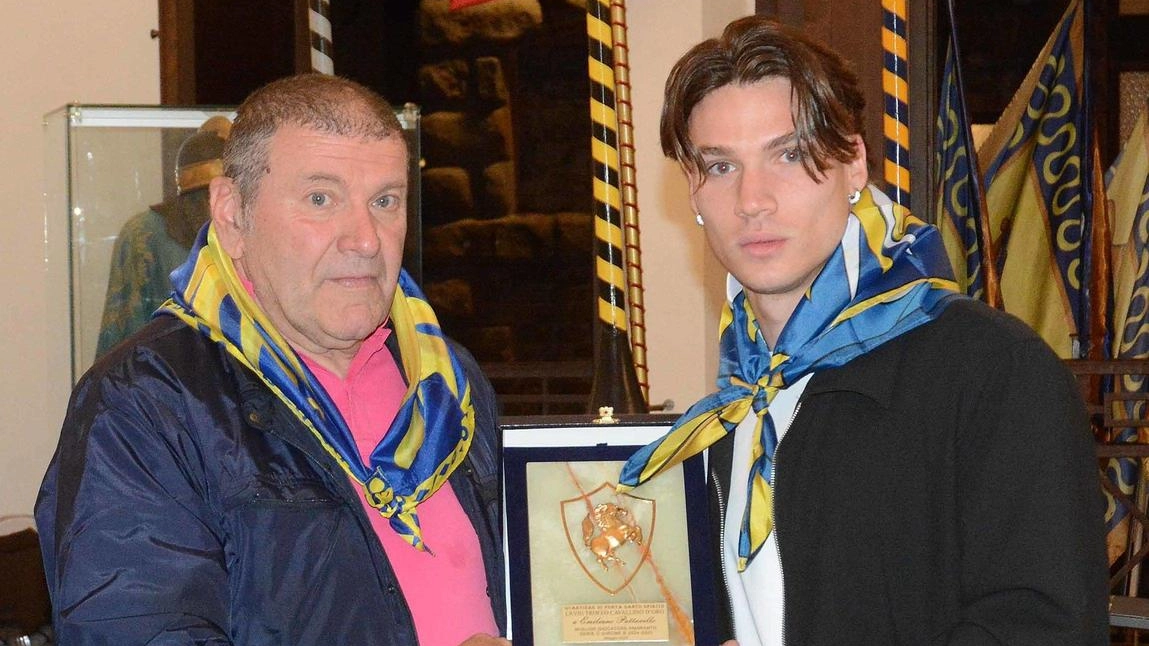 La consegna del Cavallino d’Oro a Emiliano Pattarello La consegna del Cavallino d’Oro a Emiliano Pattarello