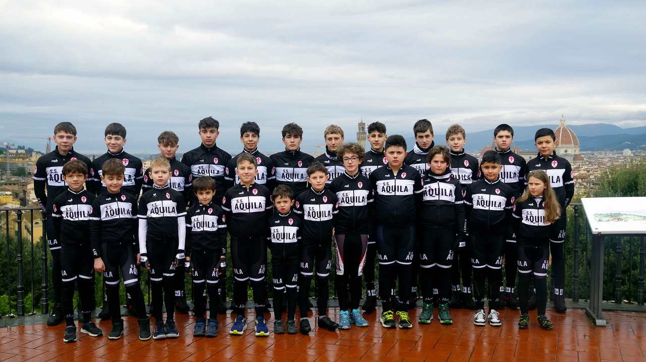 Il gruppo della società sportiva 'Aquila Il gruppo della società sportiva 'Aquila