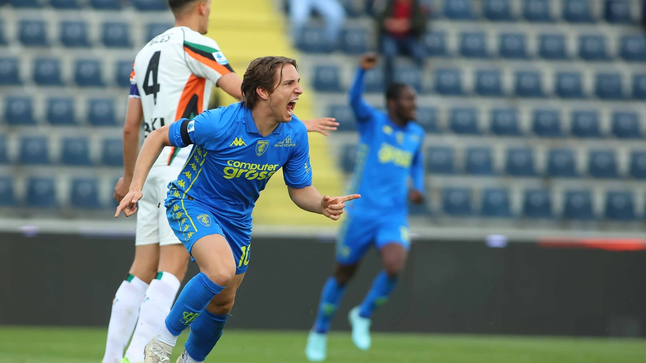 acopo Fazzini, 22 anni, centrocampista dell'Empoli acopo Fazzini, 22 anni, centrocampista dell'Empoli