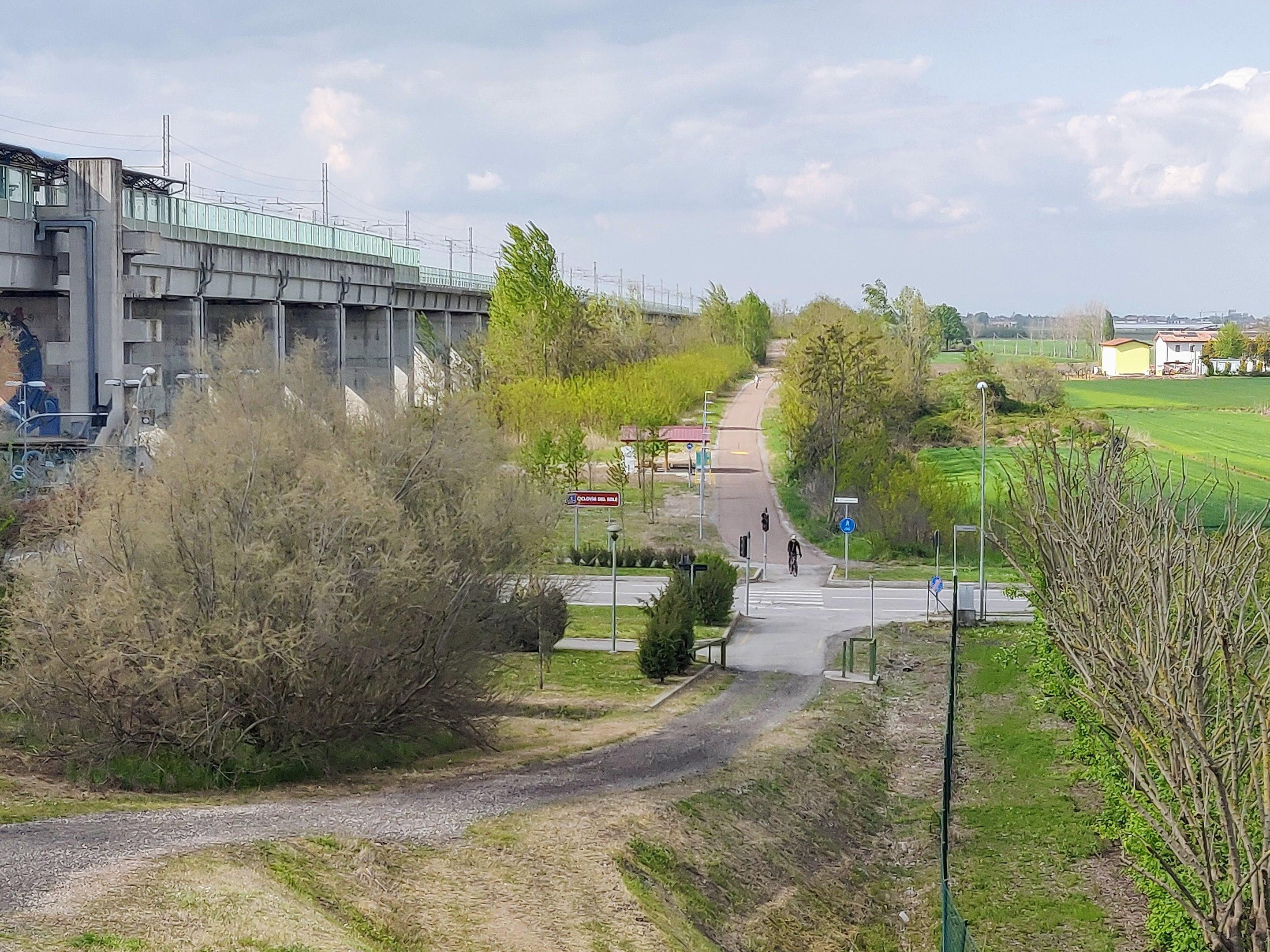 A Prato lavori per un nuovo tratto della Ciclovia del Sole