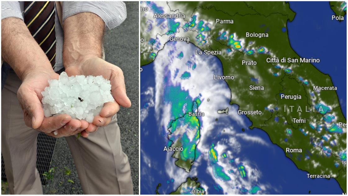 Pomeriggio di pioggia forte e possibile grandine: meteo Toscana, occhio ai temporali