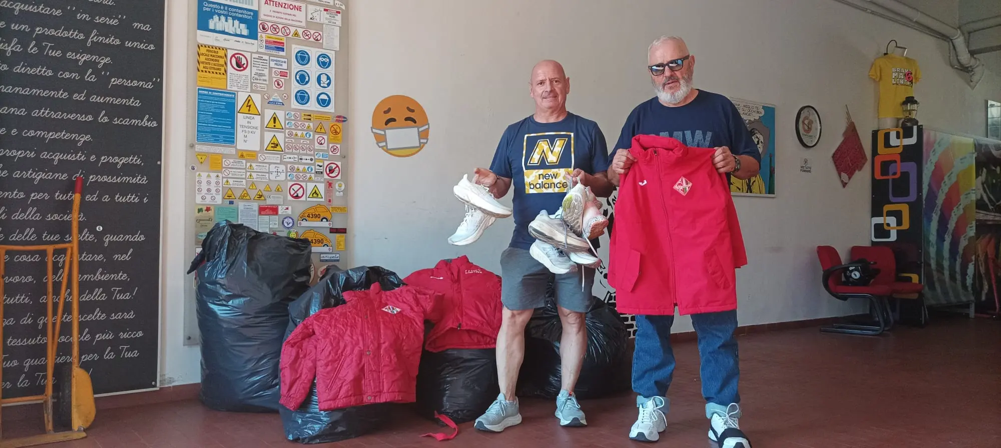 Tra sport e solidarietà, scarpe e abbigliamento in partenza per l’Africa