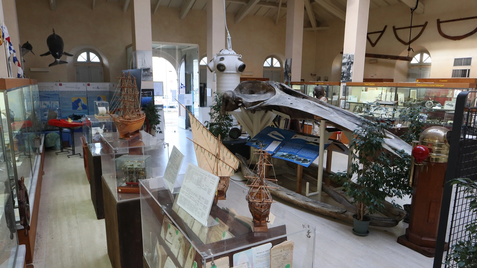 All'interno del Museo della Marineria sono custodite numerose gemme