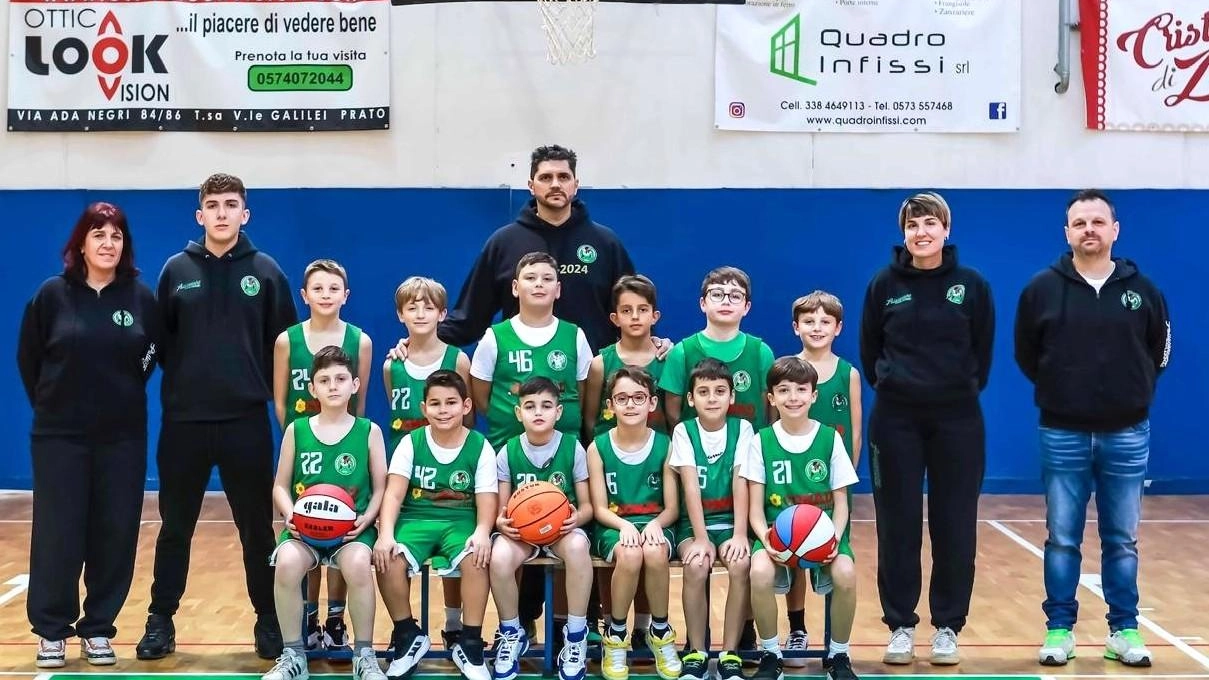 La formazione Aquilotti della Pallacanestro Agliana La formazione Aquilotti della Pallacanestro Agliana