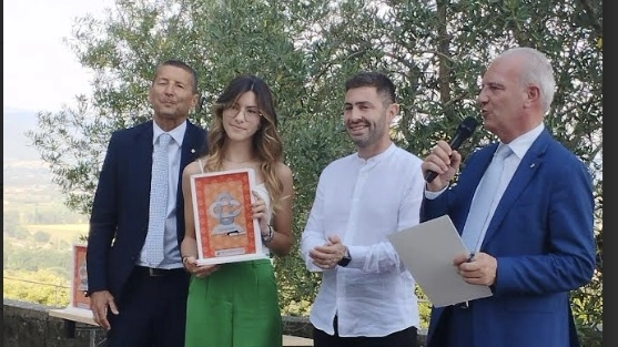 La premiazione di Viola Tacchini La premiazione di Viola Tacchini