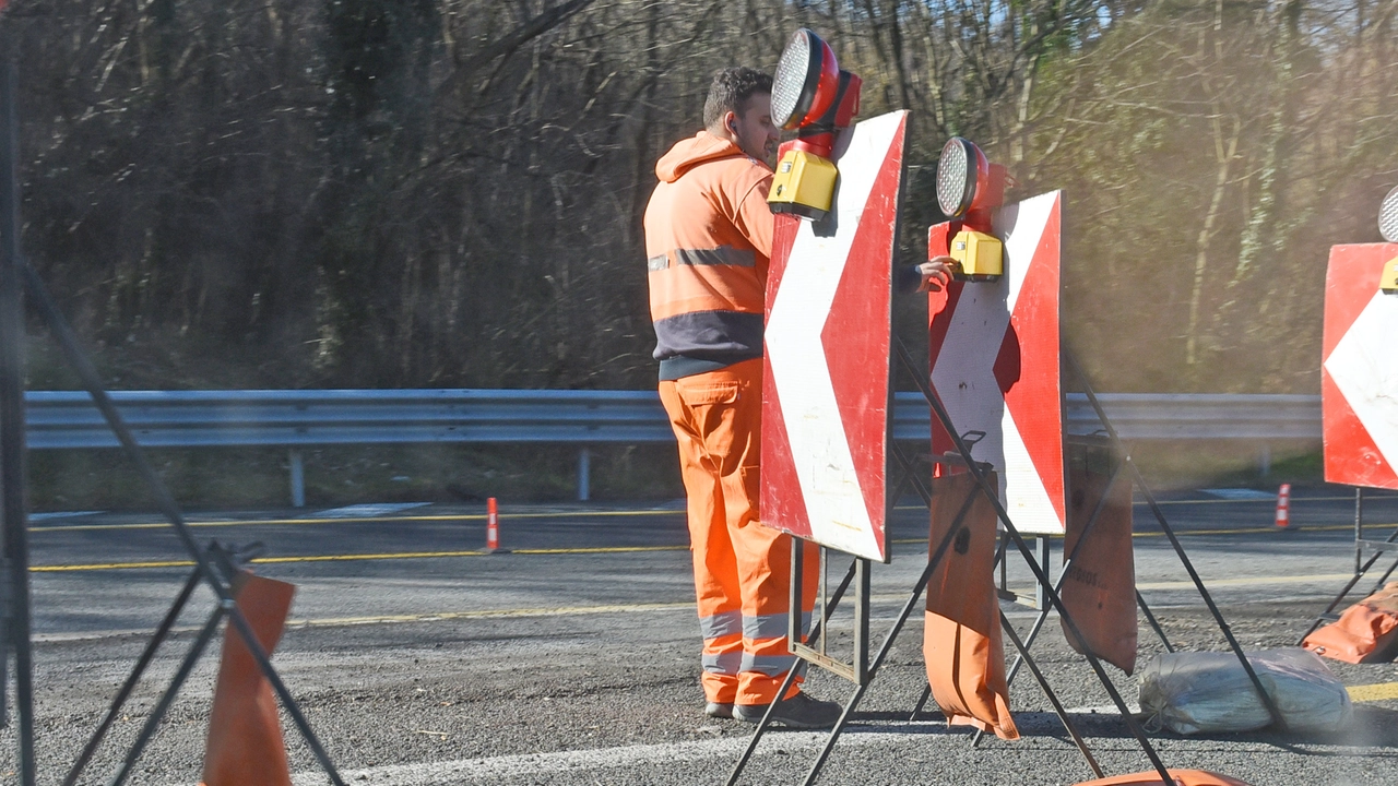 Un cantiere stradale (foto di repertorio)