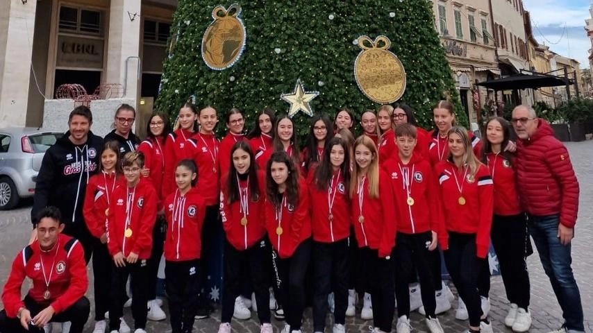 Il 2024 è stato un anno strepitoso per l’Artistica Grosseto: tredici titoli italiani, ventinove podi nazionali e decine di podi... Il 2024 è stato un anno strepitoso per l’Artistica Grosseto: tredici titoli italiani, ventinove podi nazionali e decine di podi...