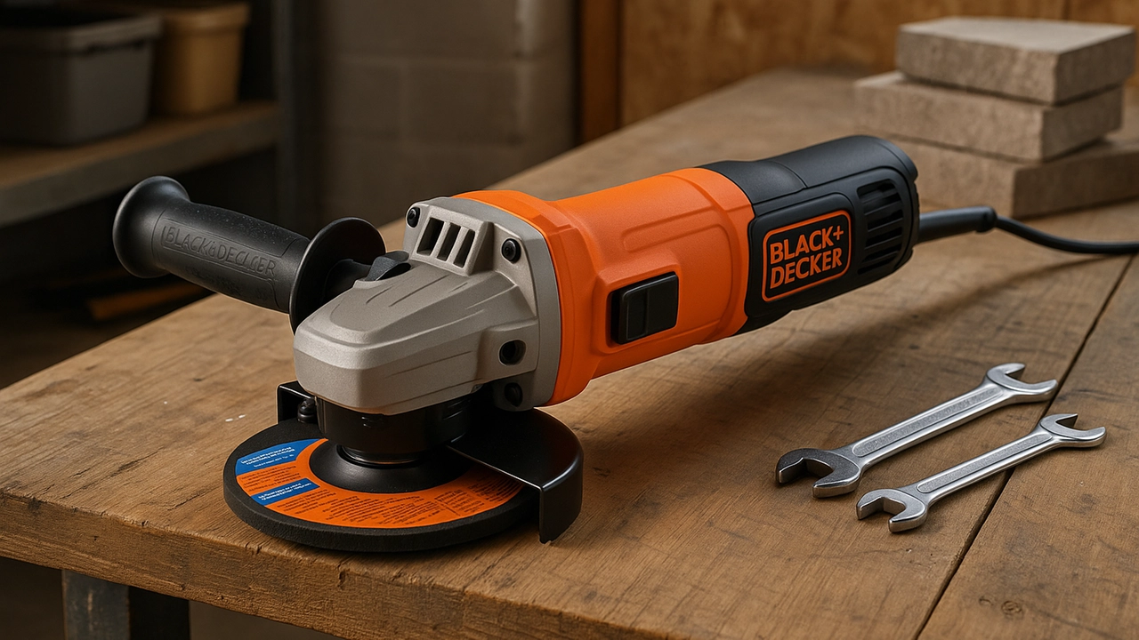 Smerigliatrice angolare BLACK+DECKER BEG010-QS Smerigliatrice angolare BLACK+DECKER BEG010-QS