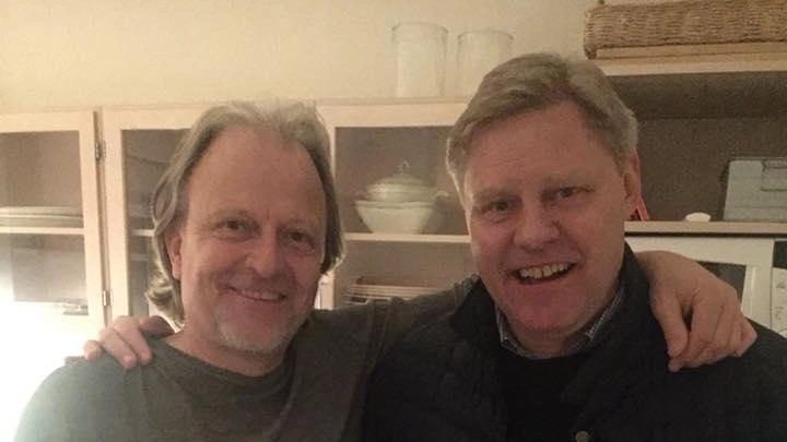 Da sinistra Klaus Berggreen. ed Henrik Larsen: li abbiamo intercettati mentre giocavano a golf Da sinistra Klaus Berggreen. ed Henrik Larsen: li abbiamo intercettati mentre giocavano a golf