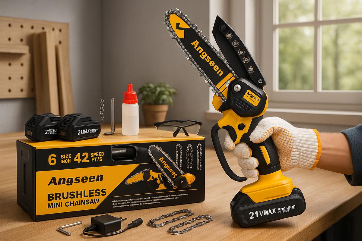 Mini motosega in super offerta Amazon:  30% e due batterie incluse