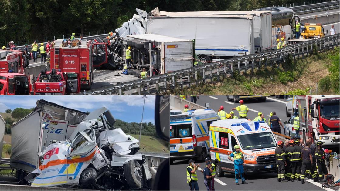 la dinamica dell8217incidente in a1 cosa 232 successo le indagini autostrada bloccata per ore 3 vittime e 15 feriti