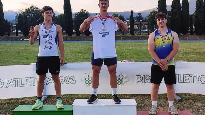 Mattia Bartolini di nuovo sul podio più alto Ha ’spedito’ il disco oltre i 61 metri firmando il suo personale Mattia Bartolini di nuovo sul podio più alto Ha ’spedito’ il disco oltre i 61 metri firmando il suo personale