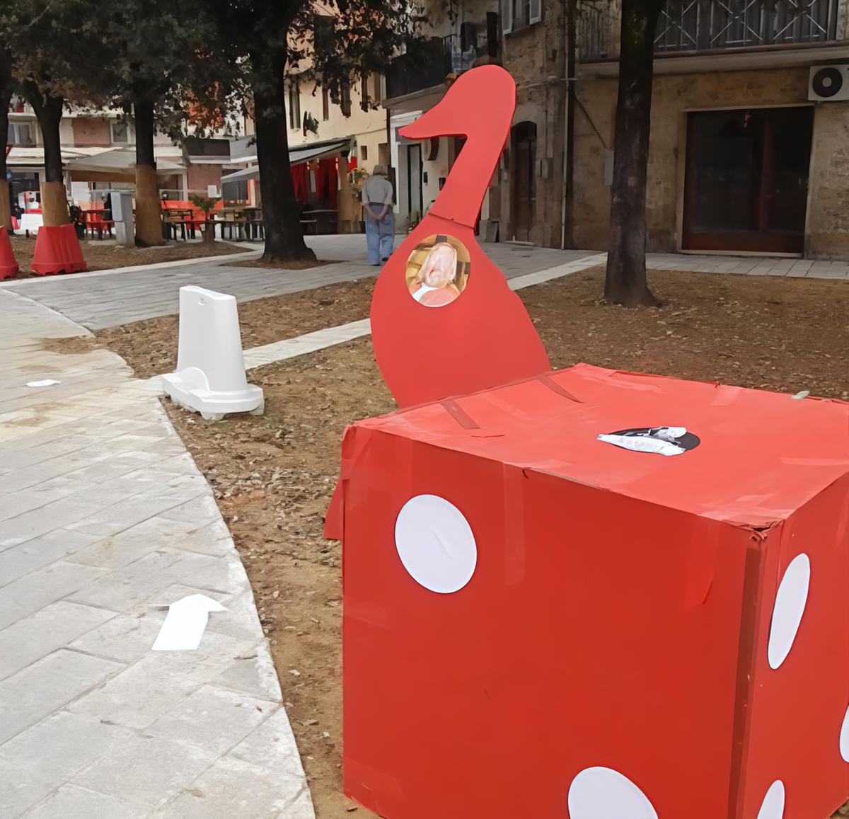 Piazza Mazzini diventa “Gioco dell’Oca“ Piazza Mazzini diventa “Gioco dell’Oca“