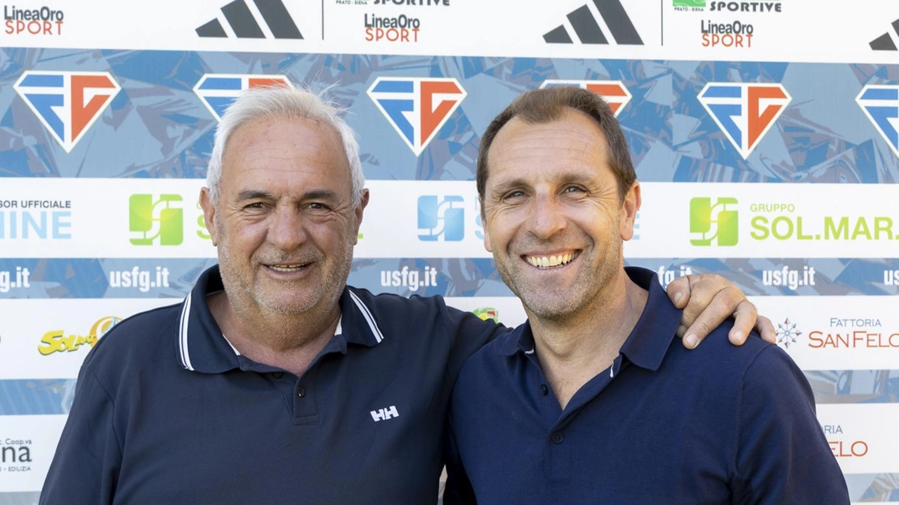 Il presidente del FollonicaGavorrano Balloni (a sinistra) con il nuovo direttore sportivo Galbiati Il presidente del FollonicaGavorrano Balloni (a sinistra) con il nuovo direttore sportivo Galbiati