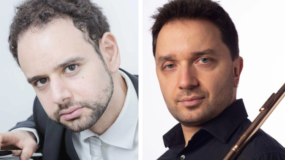 Domani alle 21 all’Auditorium i due grandi interpreti, Gesualdo Cocci al pianoforte e Paolo Taballione virtuoso del flauto Domani alle 21 all’Auditorium i due grandi interpreti, Gesualdo Cocci al pianoforte e Paolo Taballione virtuoso del flauto