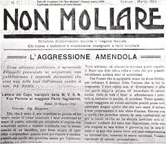 Partono le celebrazioni per i 100 anni del Non Mollare