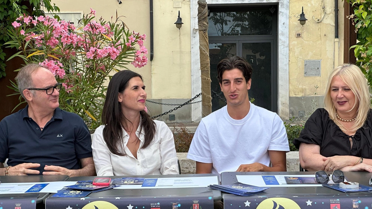 La presentazione di «Sport sotto le stelle» alla presenza del campione Angori La presentazione di «Sport sotto le stelle» alla presenza del campione Angori
