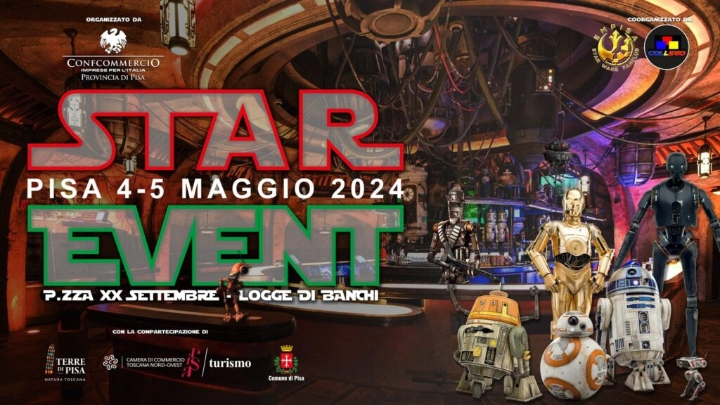 L'evento dedicato a Star Wars torna nel weekend in città dopo il grande successo delle scorse edizioni