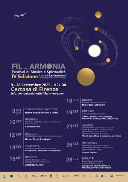 FilArmonia: nove concerti e una mostra alla Certosa per combattere la violenza FilArmonia: nove concerti e una mostra alla Certosa per combattere la violenza