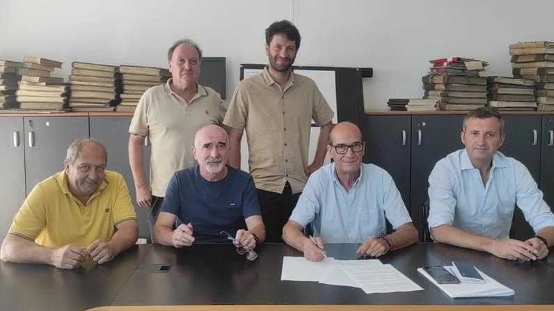 I presidenti delle associazioni con il vertice del Consorzio Ismaele Ridolfi