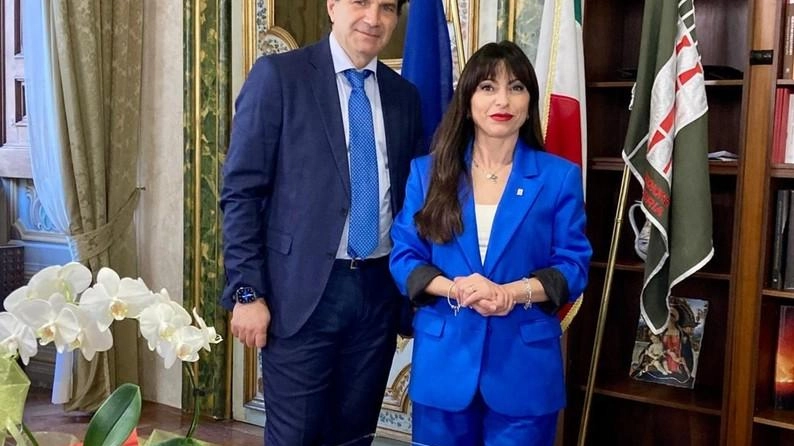 La governatrice. Stefania Proietti e il garante dei detenuti Giuseppe Caforio La governatrice. Stefania Proietti e il garante dei detenuti Giuseppe Caforio