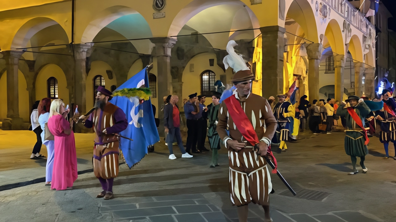 Il corteo storico per la festa del Perdono Il corteo storico per la festa del Perdono