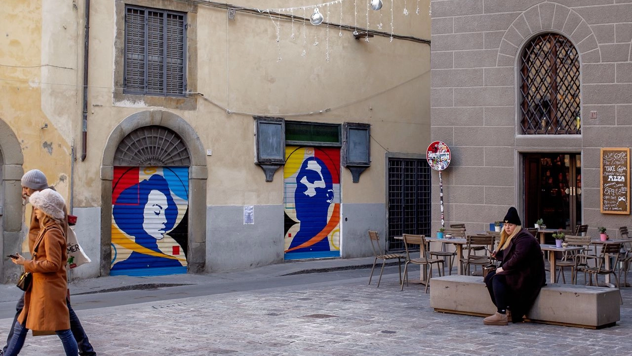 Opere di street art a Firenze Opere di street art a Firenze