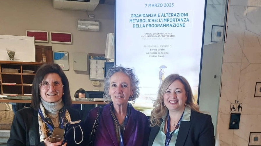 Le dottoresse Alessandra Bertolotto, Lorella Battini e Cristina Bianchi