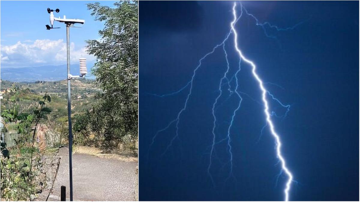 Un rilevatore di fulmini per prevenire i temporali. Sul Montalbano arriva un’altra stazione meteo