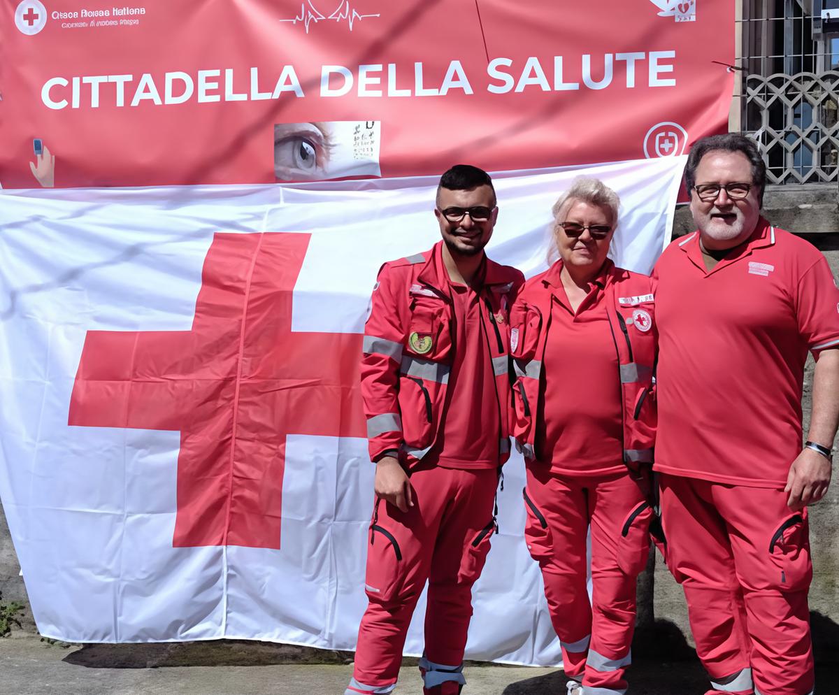 Marcia della Croce Rossa. Campagna di formazione. Iniziative per la comunità