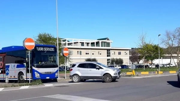 La zona dove sorgerà la rotatoria La zona dove sorgerà la rotatoria