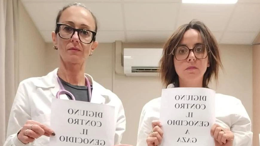L’infermiera Giulia Checcacci e la dottoressa Rita Segantini