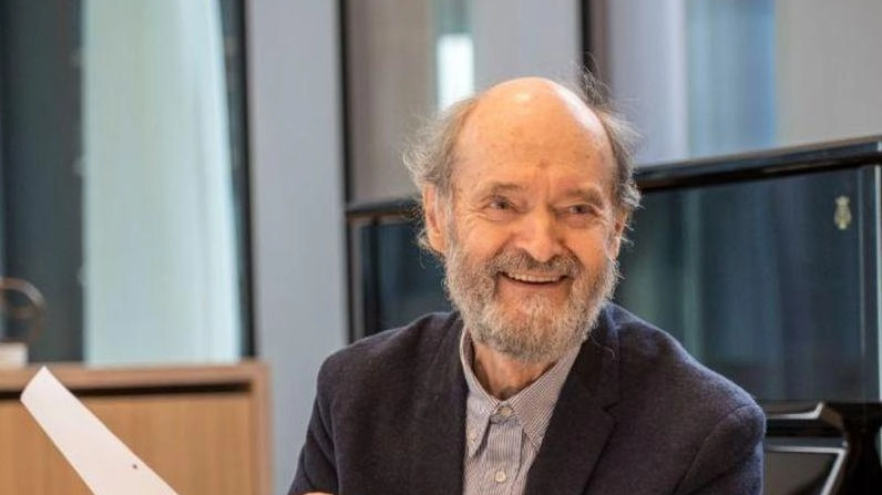 Venerdì il compositore estone Arvo Pärt con i. violoncellisti dei Berliner Venerdì il compositore estone Arvo Pärt con i. violoncellisti dei Berliner