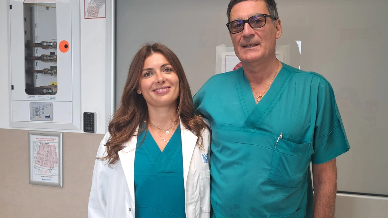 La dr.ssa Ulpjana Gjondedaj e il dr. Marco De Prizio